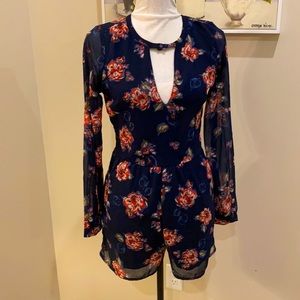 Abercrombie & Fitch floral romper